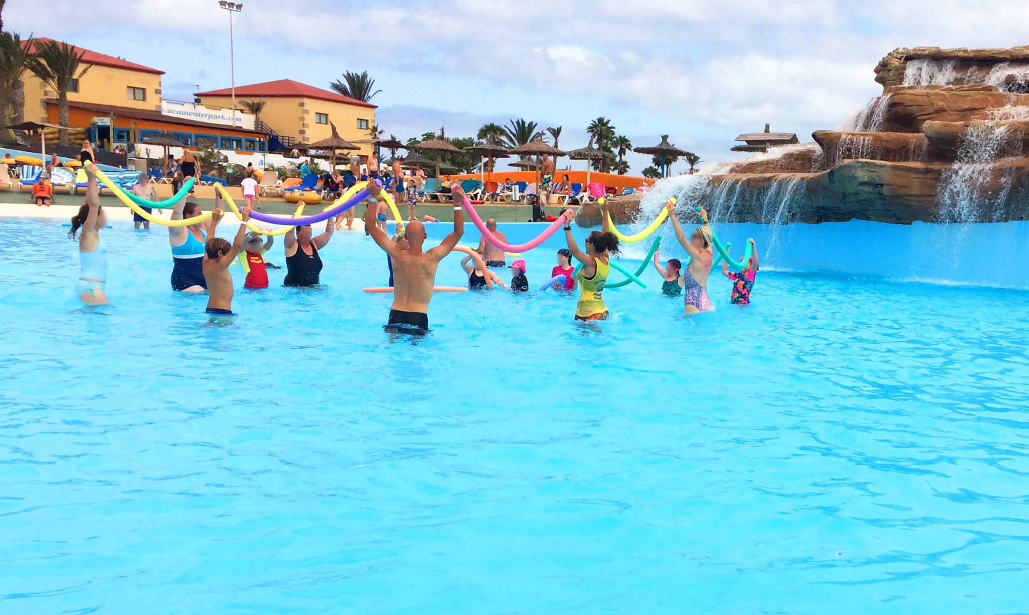 Wave Pool - swimming pool at Acua Water Park Corralejo