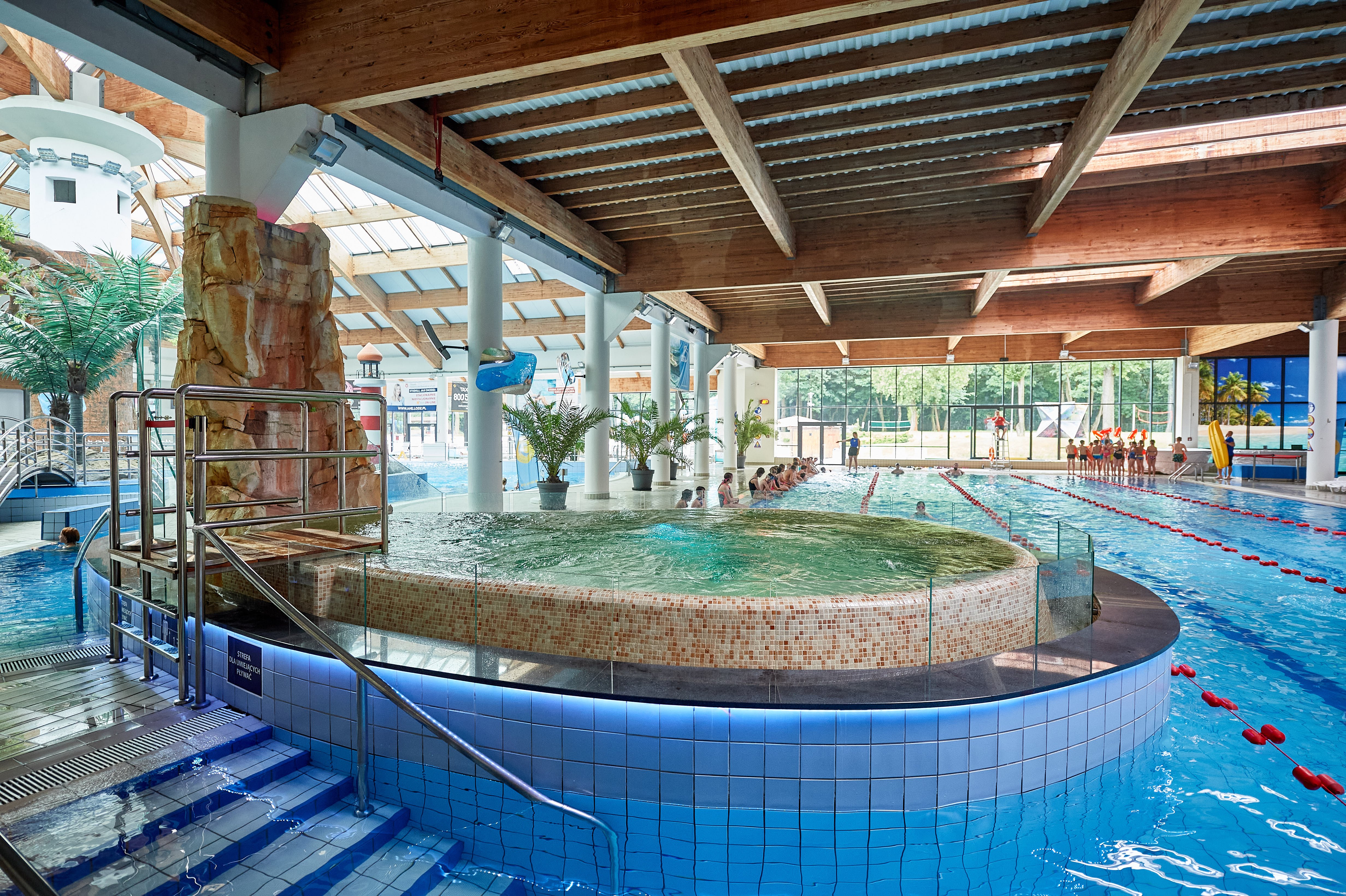 Brine Pool With Ciechocinek Salt - swimming pool at Aquapark Fala Łodz