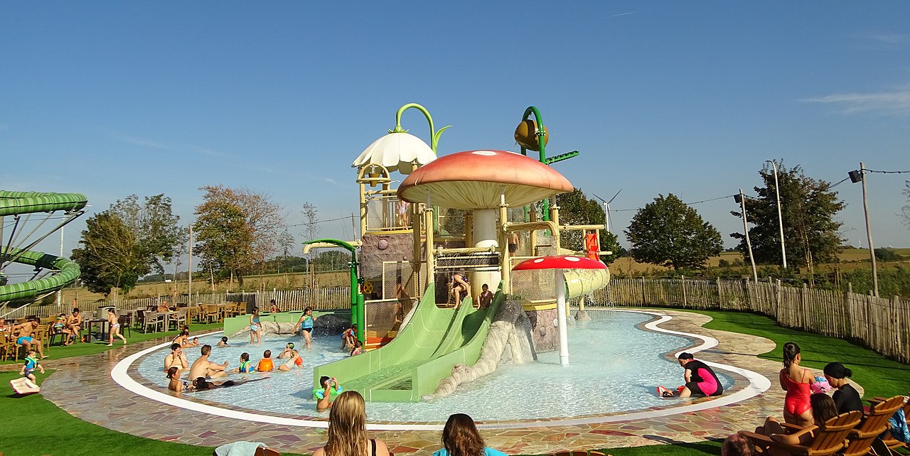 Kids Race - water slide at Plopsaqua Hannut-Landen