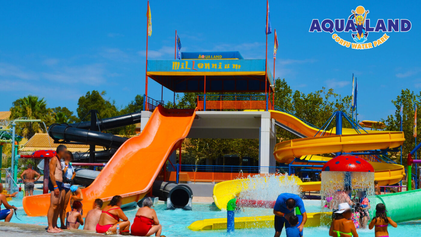 Millenium - water slide at Aqualand Corfu Water Park