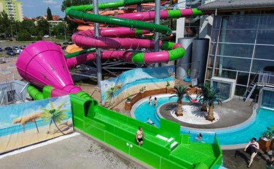 Cactus - water slide at Aquapark Wrocław