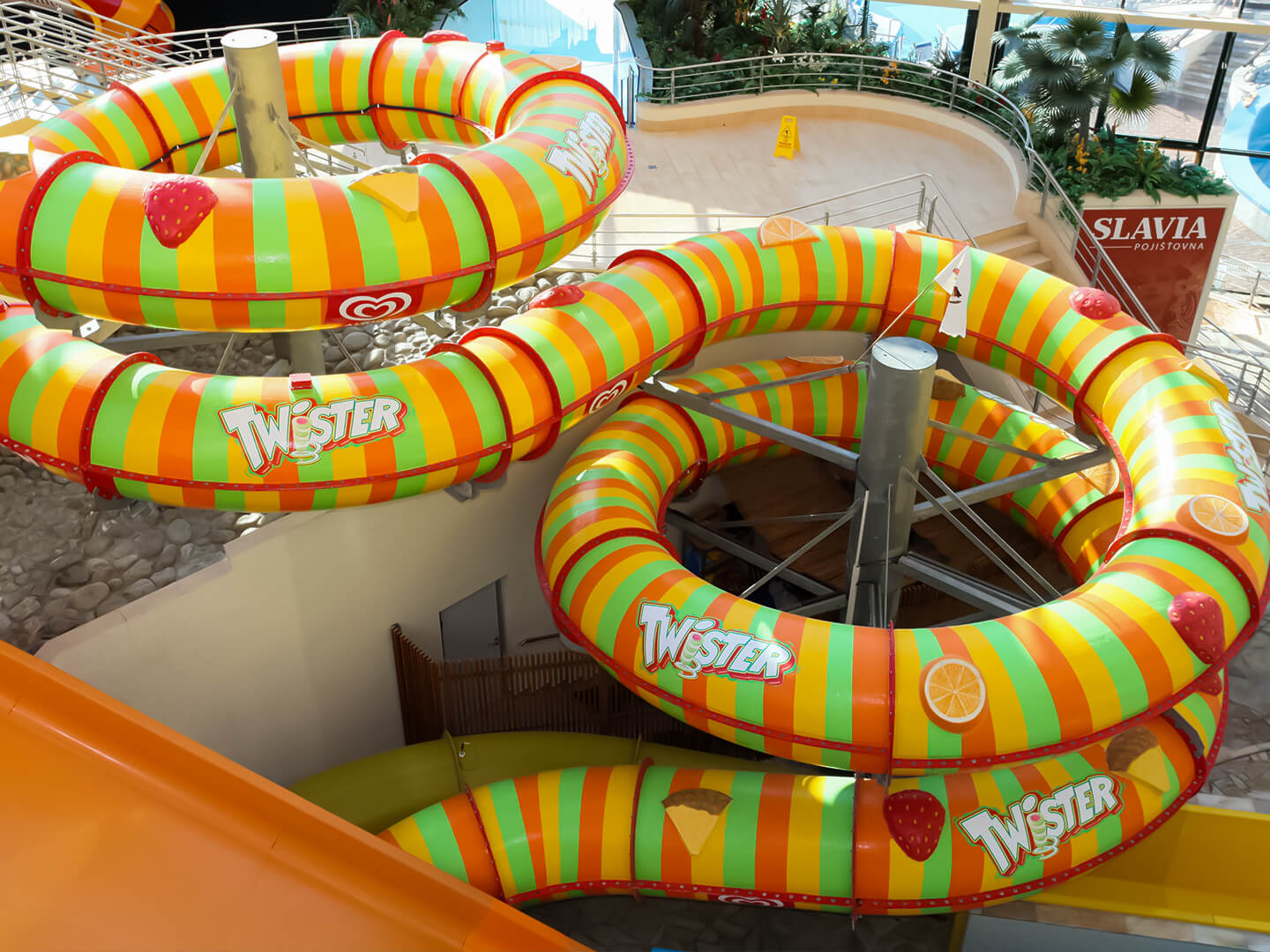 Twister - water slide at Aquapalace Prague