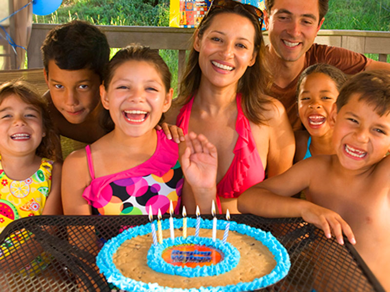 Birthday Parties - service area at Aquopolis Torrevieja