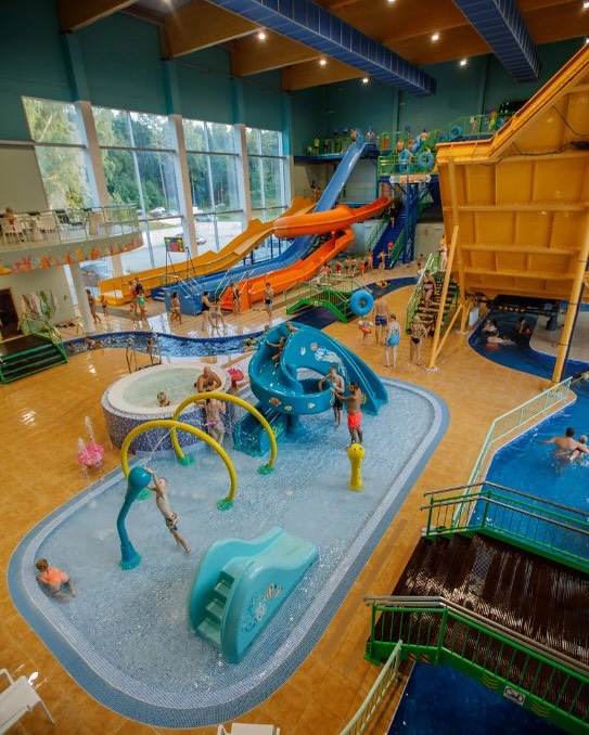 Kiddie Slides - water slide at Noorus Veepark 