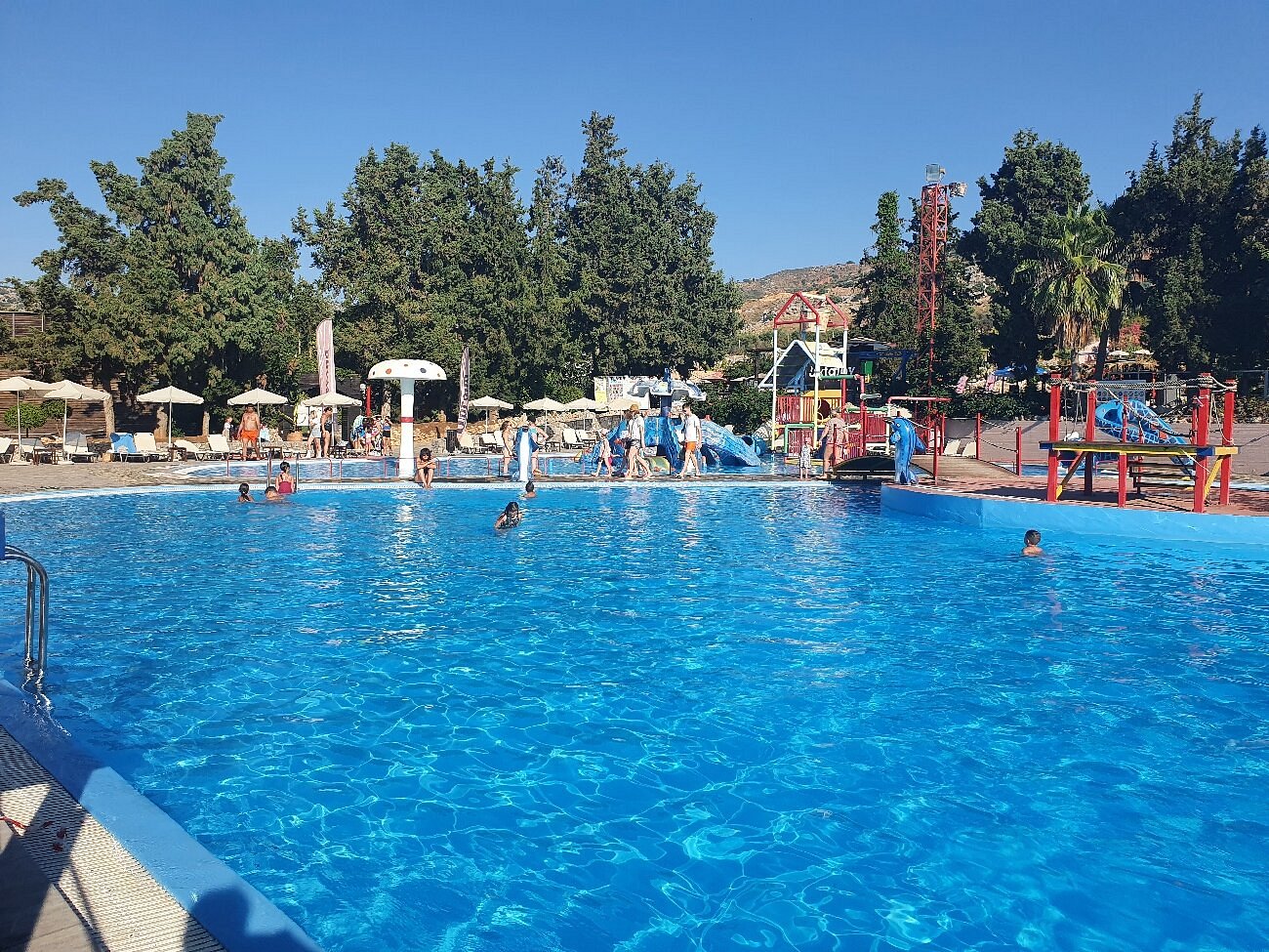 Main Pool - swimming pool at Aqua Creta Limnoupolis