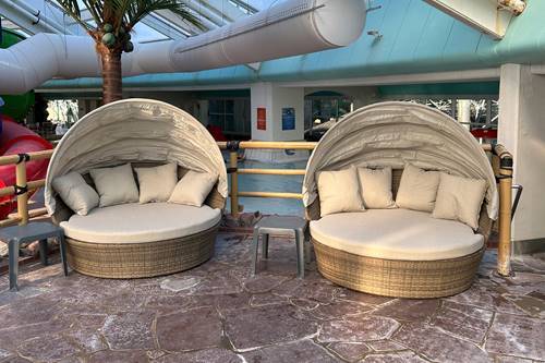 Lounge sofa - service area at Aquadome Rødby