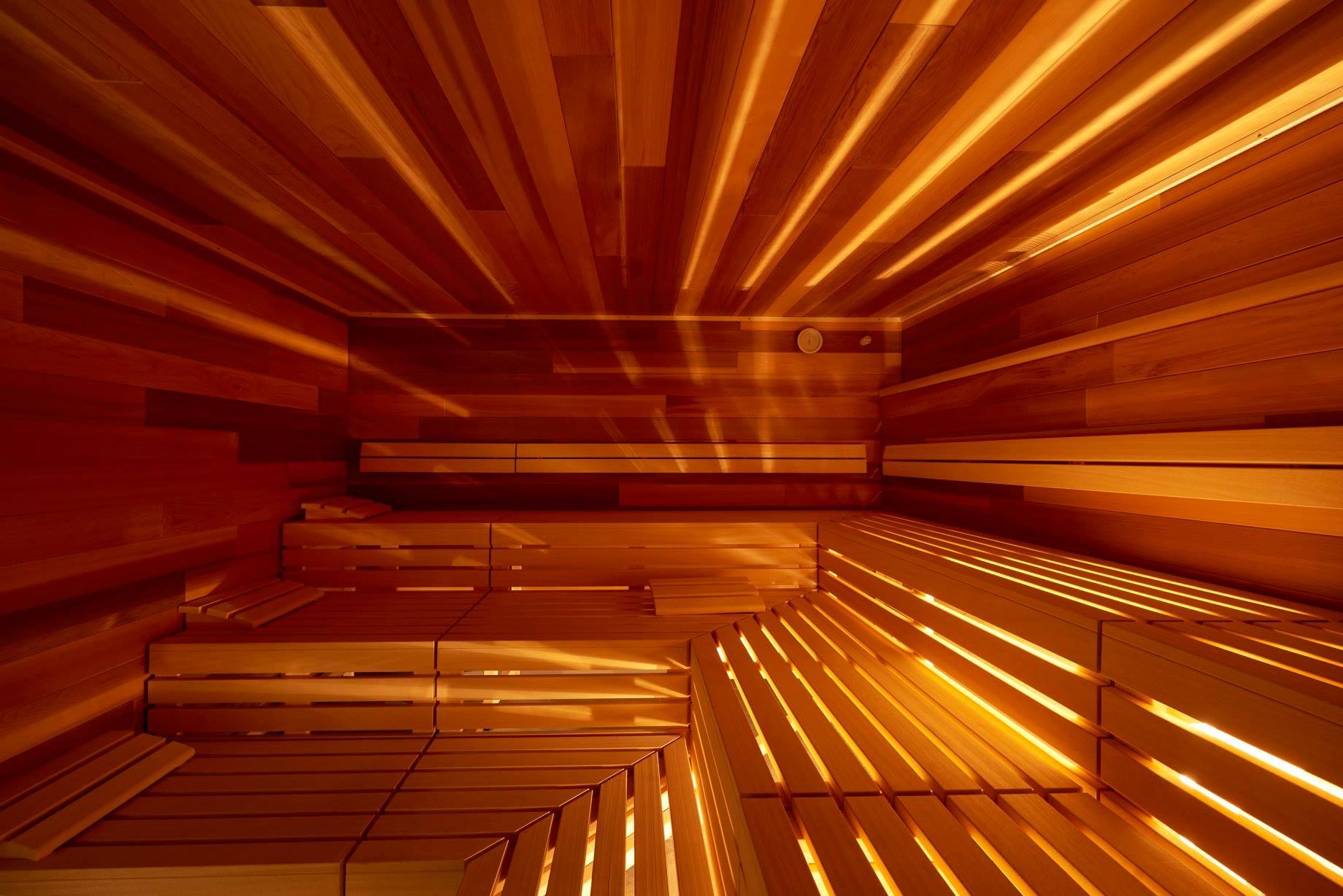 Dry Sauna - wellness area at Baltic Park Molo Aquapark