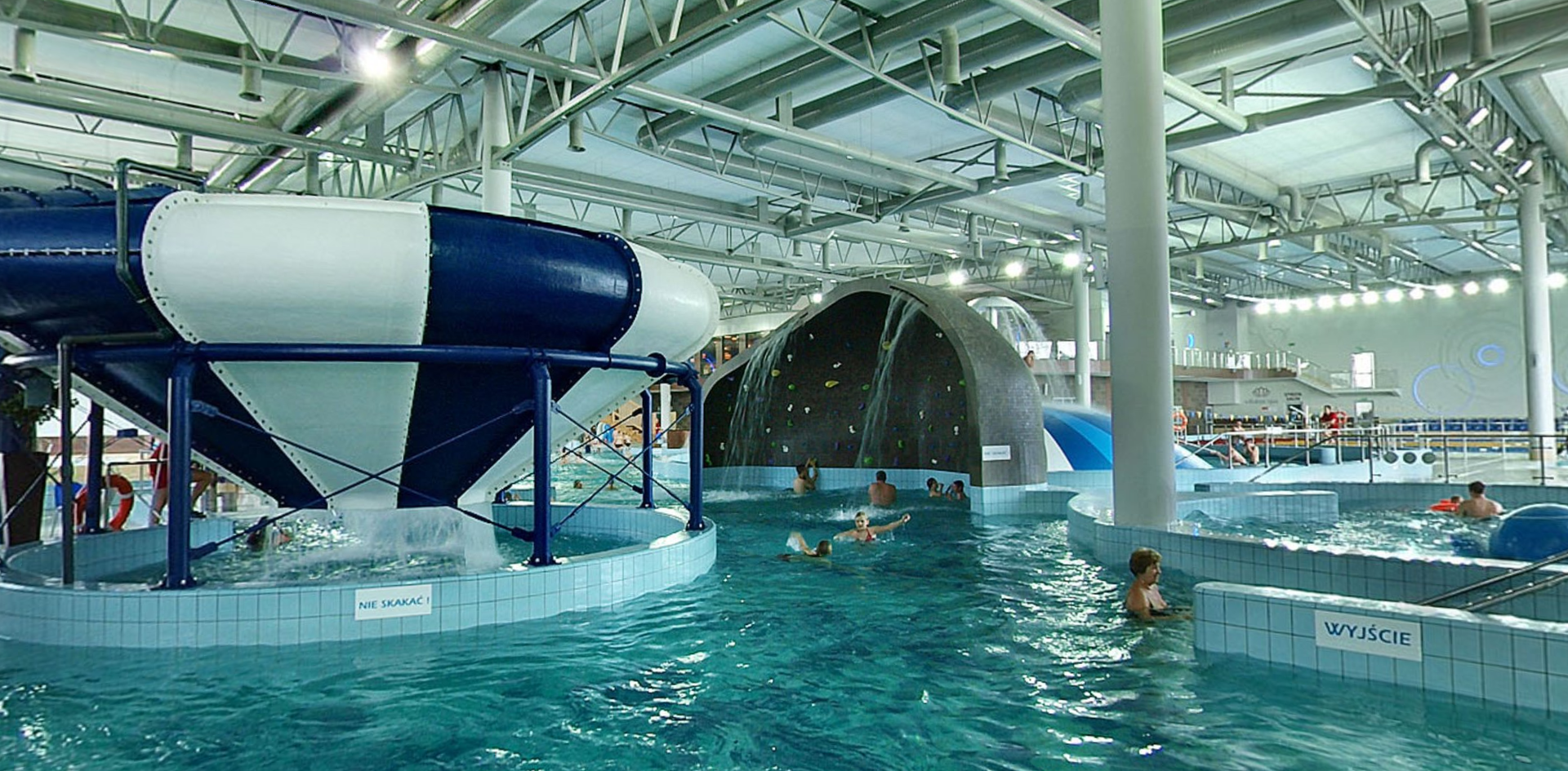 Climbing Wall - activity zone at Aquapark Zielona Góra