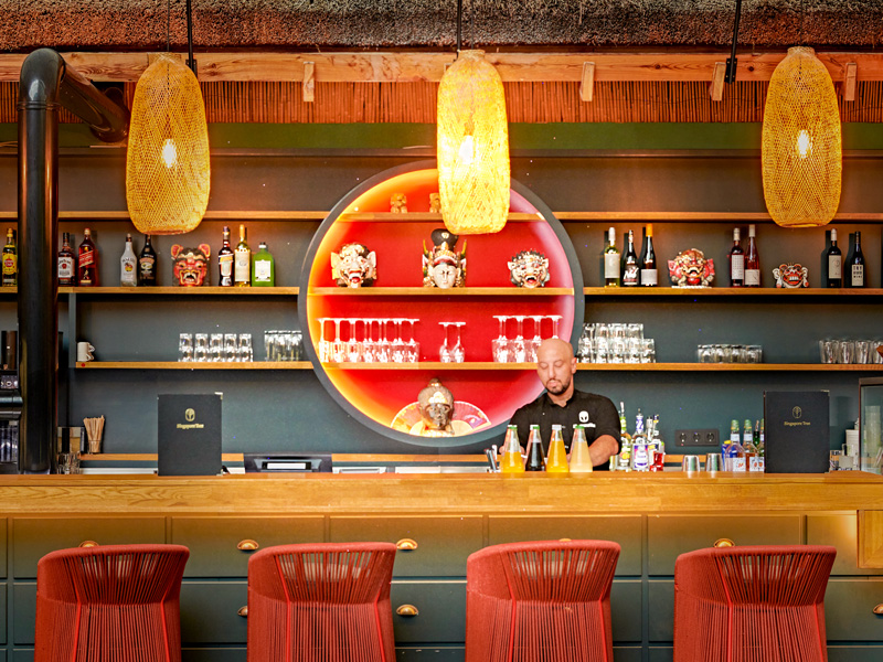 Singapore Tree - restaurant (bistro) at Tropical Islands