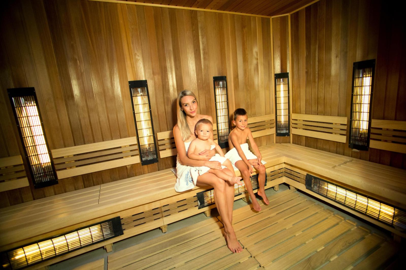 Children"s Sauna - wellness area at Aqualand Moravia