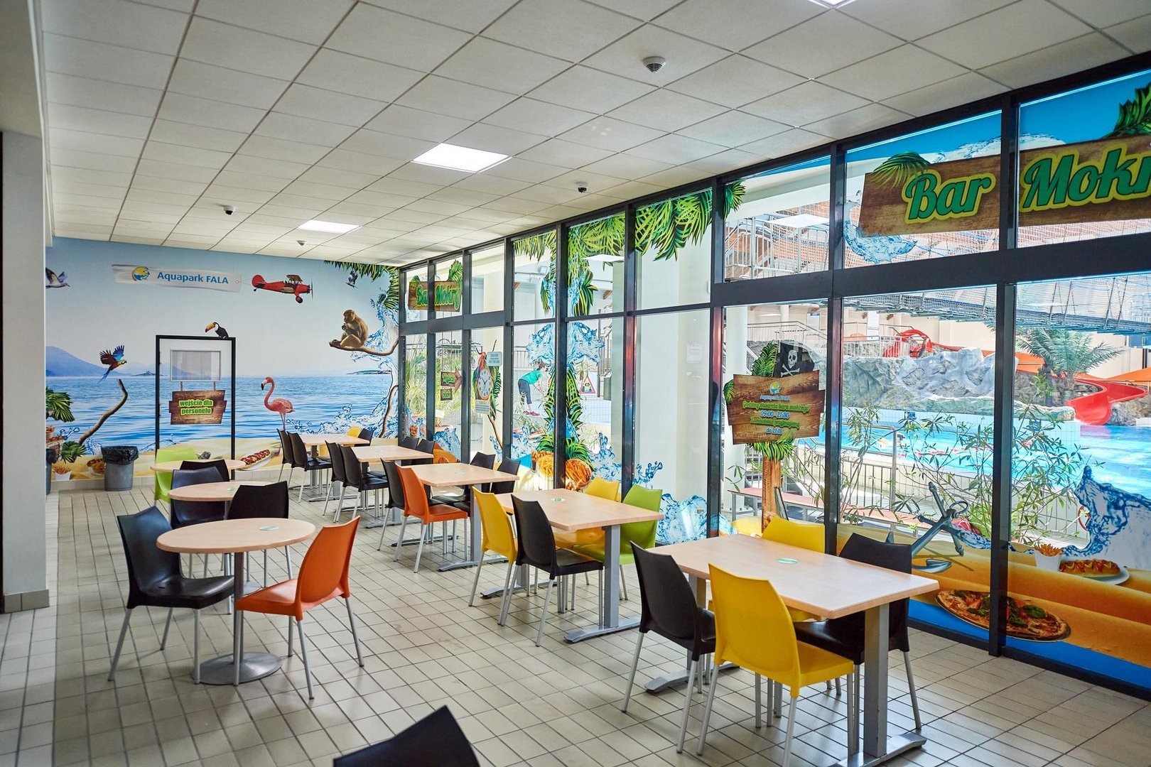 Wet Bar - restaurant (bistro) at Aquapark Fala Łodz