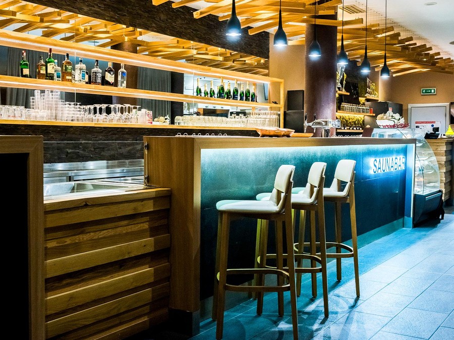 Sauna Bar - restaurant (bistro) at Aquapalace Prague