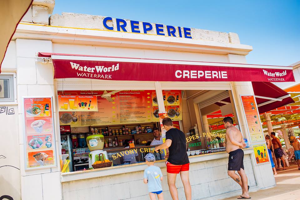 Poseidon’s Creperie - restaurant (bistro) at WaterWorld Themed Waterpark