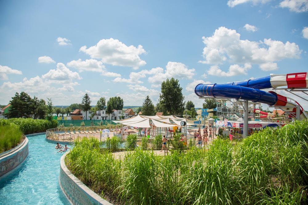 Lazy River - water slide at Aqualand Moravia
