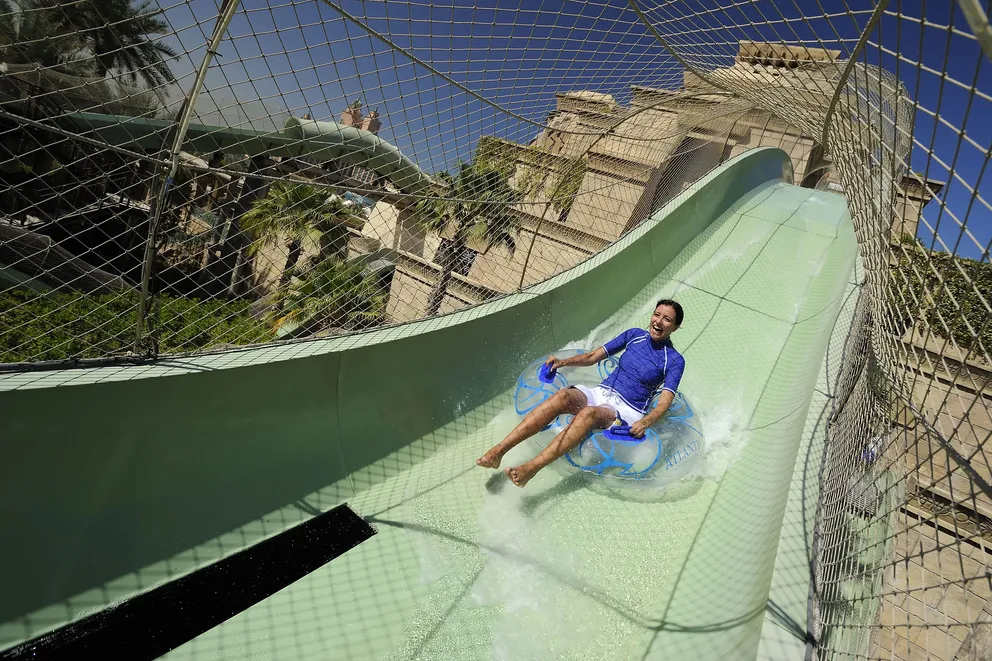 Plunge - water slide at Aquaventure World Dubai