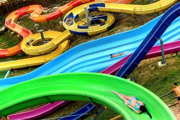 Roller Coaster - water slide at Tatralandia