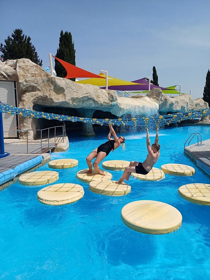 Cross Over - activity zone at Paphos Aphrodite Waterpark