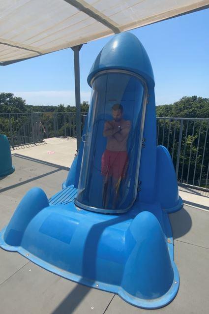 Looping rockets - water slide at Aquacolors