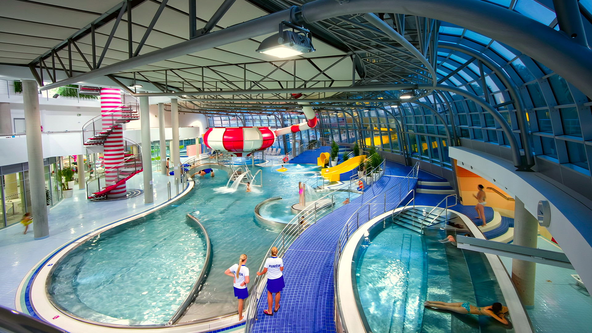 Recreational Pool - swimming pool at Aquapark Olomouc