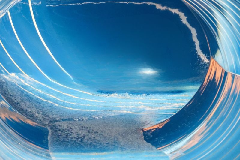 Blueberry - water slide at Aquapark Wrocław