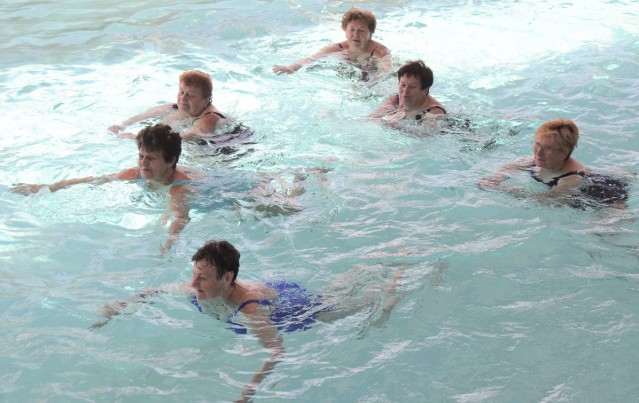Swimming For Seniors - service area at Aquacentrum Pardubice 