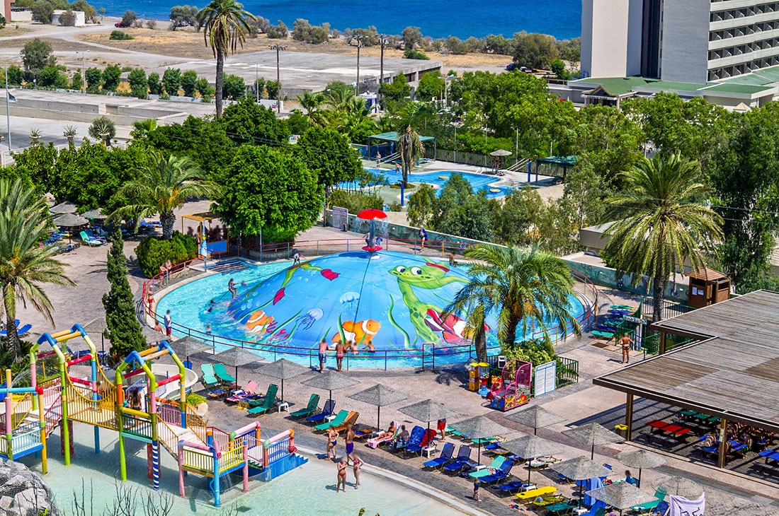 Wet Bubble - activity zone at Waterpark Faliraki Rhodes