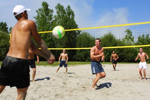 Outdoors - service area at Aquadome Rødby