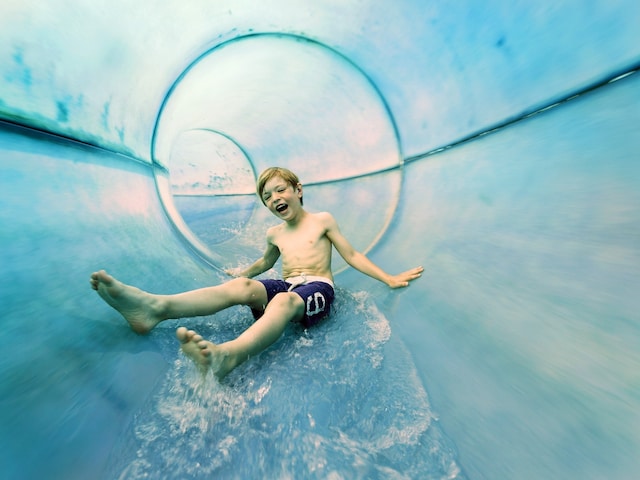 Slides - water slide at Center Parcs Het Meerdal
