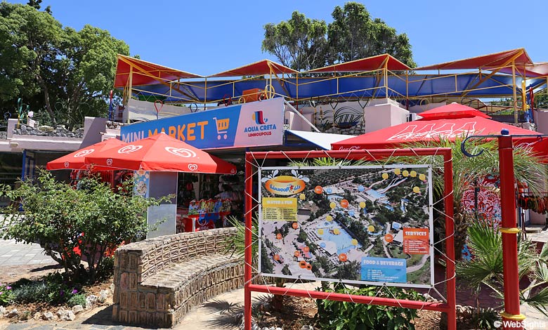 Mini-market - store at Aqua Creta Limnoupolis