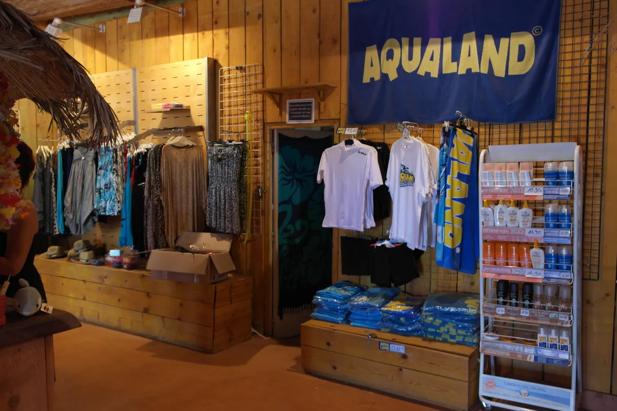 Shop - store at Aqualand Cap d’Agde