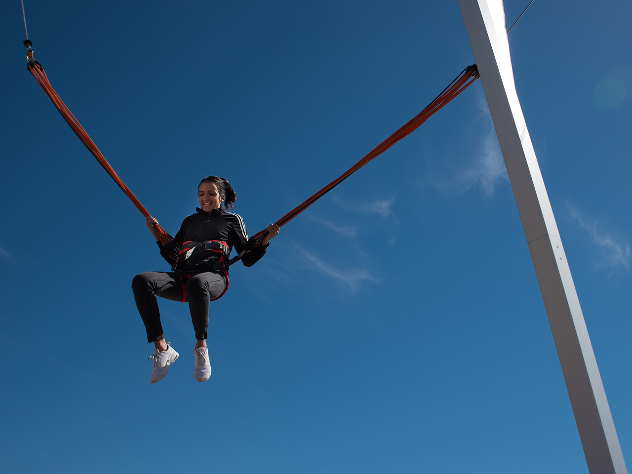 Bungee Trampoline - service area at Center Parcs De Vossemeren