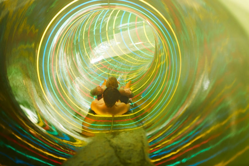 Rainbow - water slide at Bellewaerde