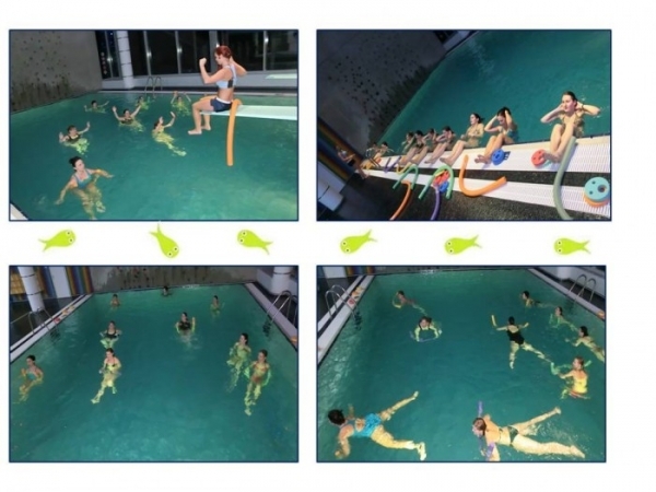 Aqua Aerobics - service area at Aquacentrum Pardubice 
