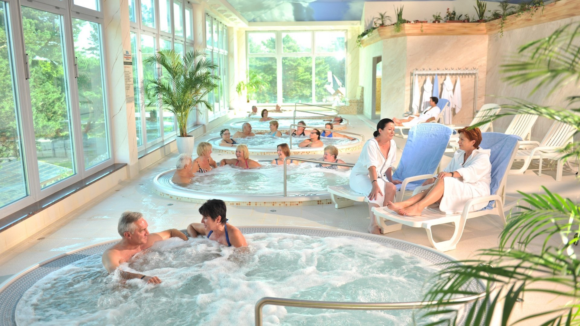 Jacuzzis - wellness area at Panorama Morska Jarosławiec