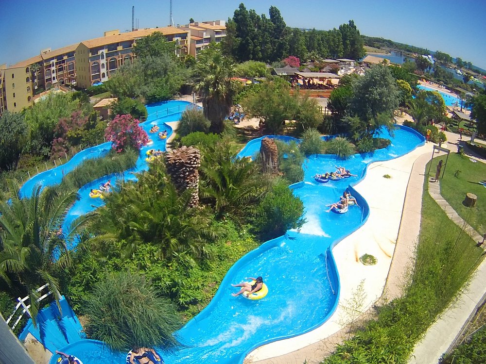 Rapids - water slide at Aqualand Cap d’Agde