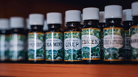 Booth - store at Aquapark Olešná