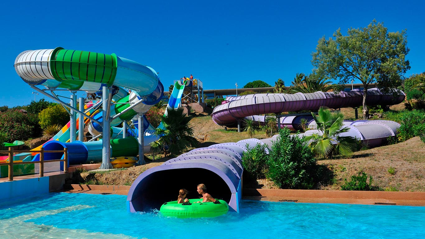 Magic Slide - water slide at Aqualand Sainte-Maxime