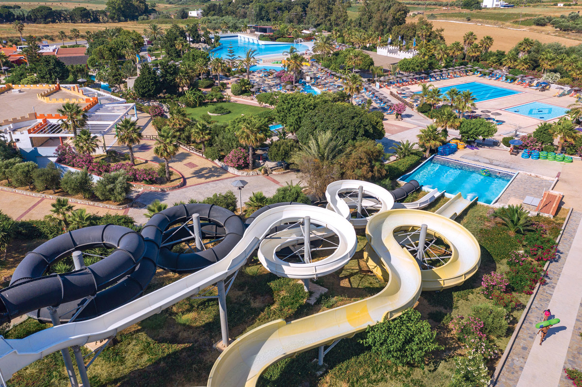 Black hole - water slide at Lido waterpark