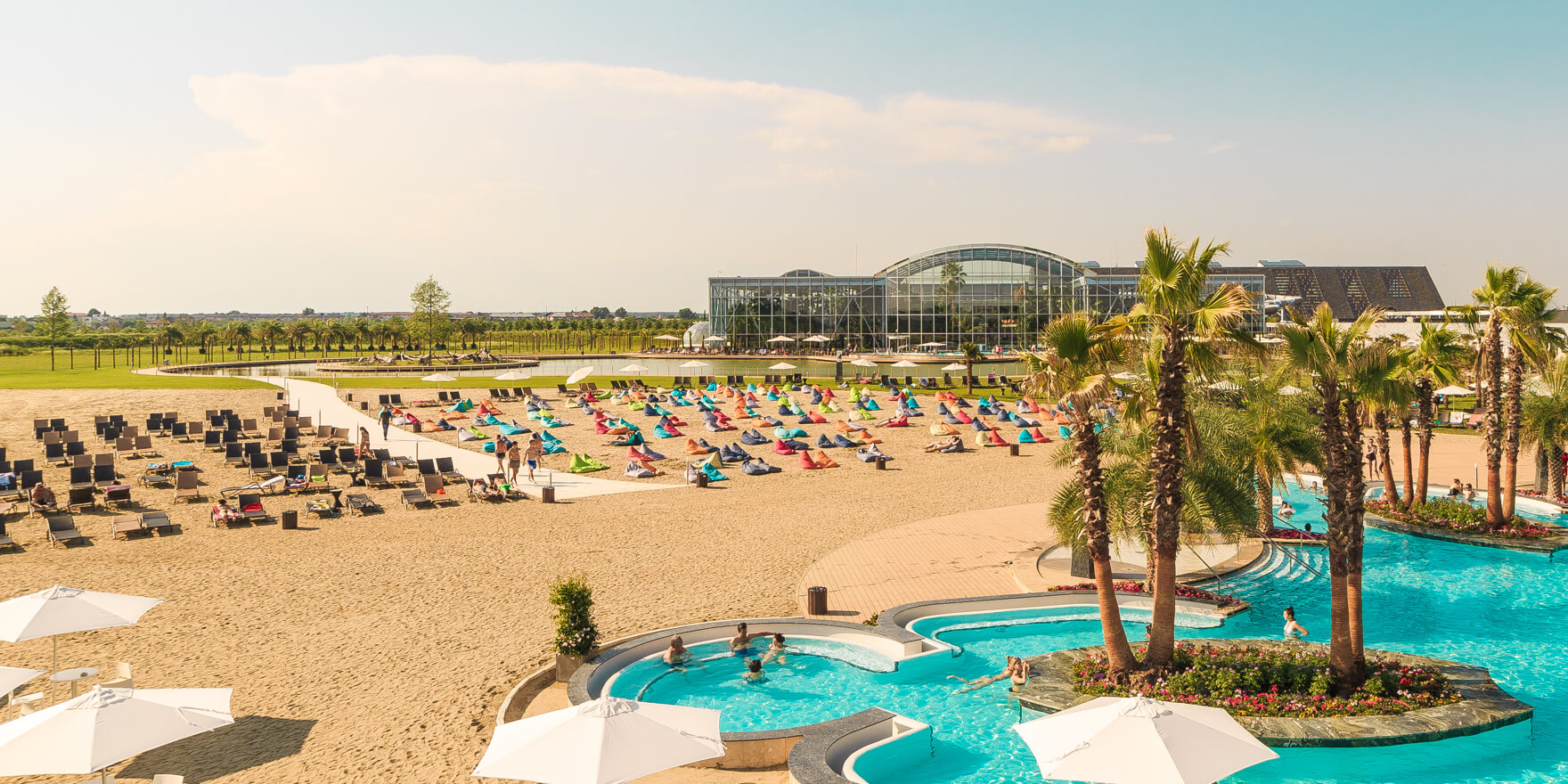 Sands of therme - swimming pool at Therme Bucharest