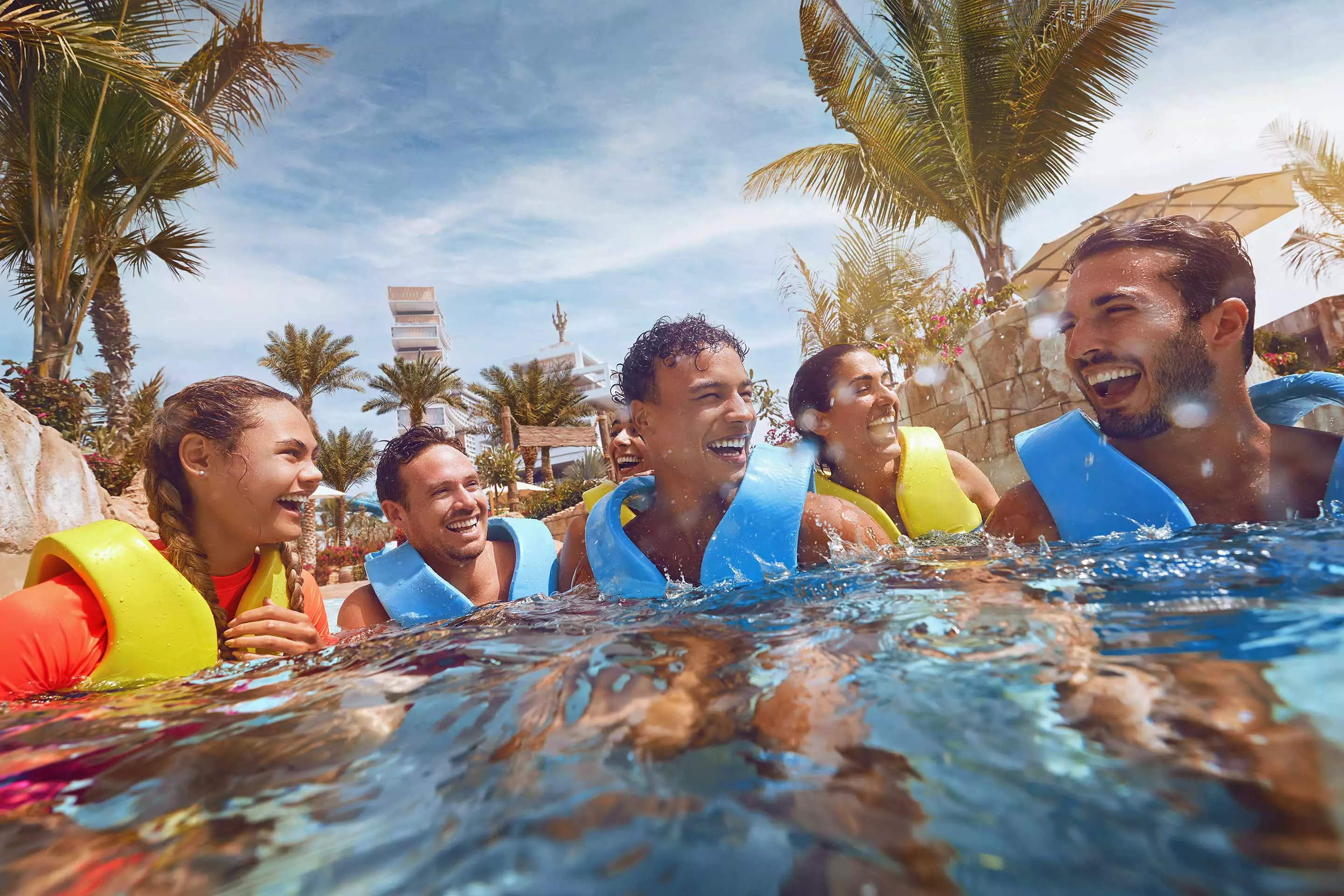 Raging Rapids - water slide at Aquaventure World Dubai
