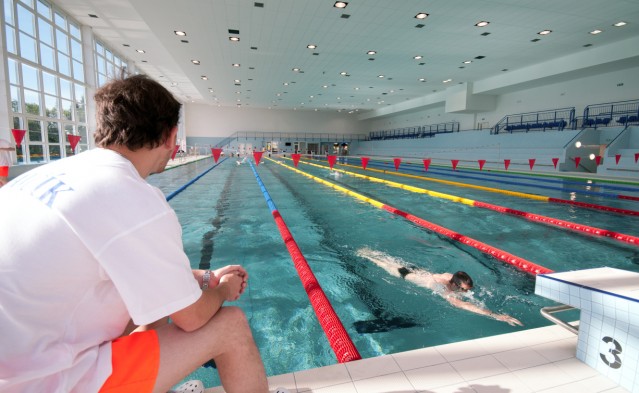Swimming Lessons For Adults - service area at Aquacentrum Pardubice 