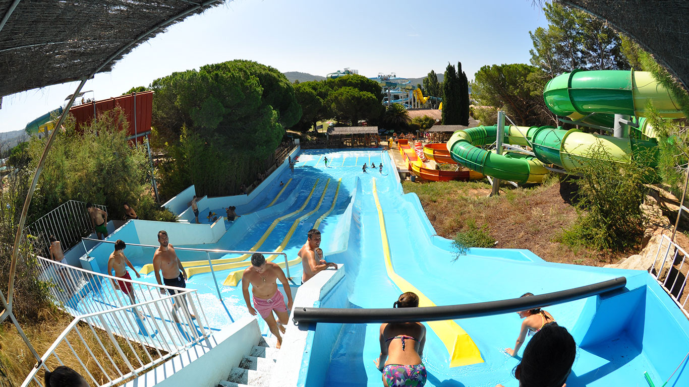 Crazy Race - water slide at  Aqualand Saint-Cyr-sur-Mer