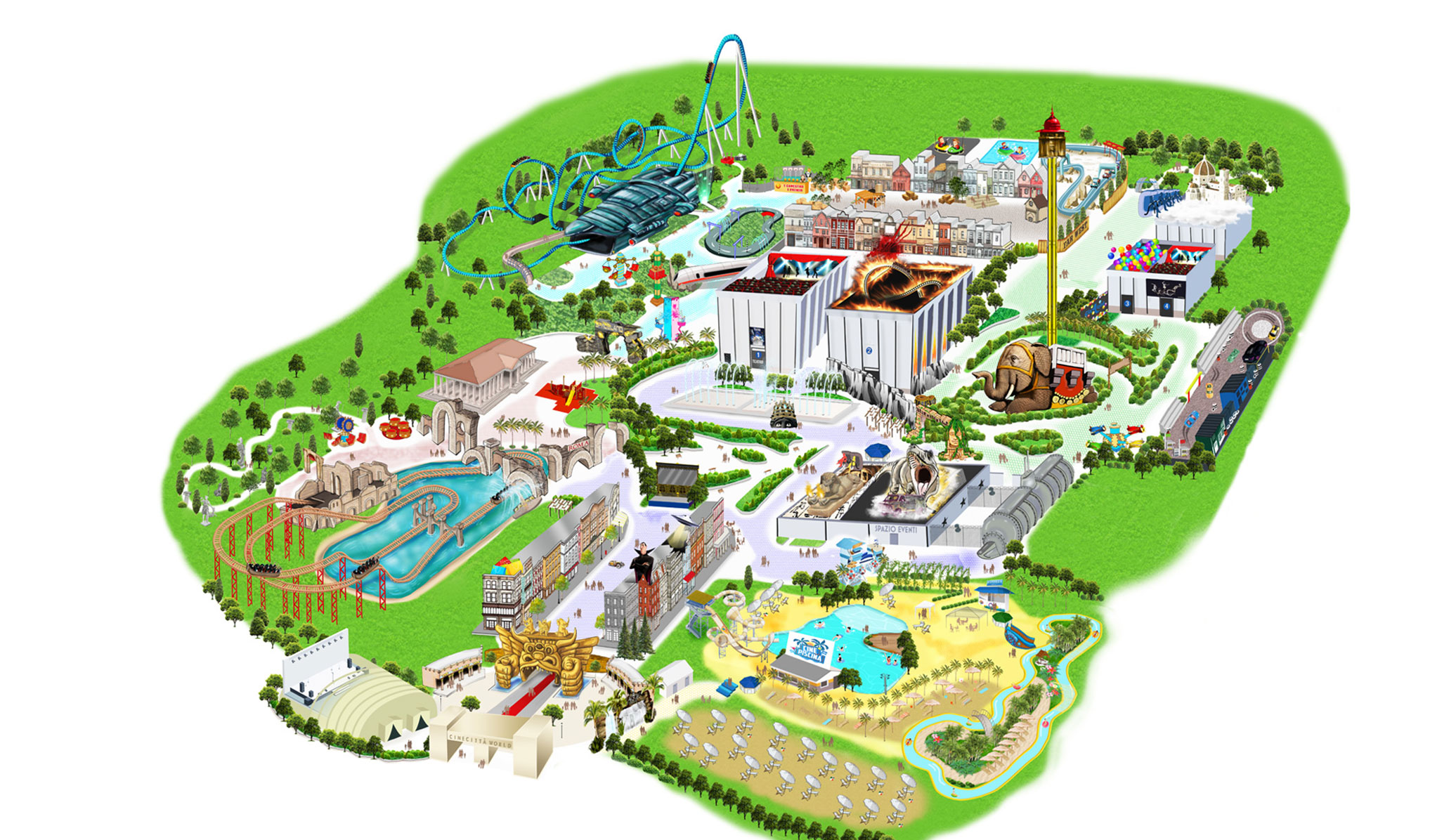 Aquapark Aqua World of Cinecittà