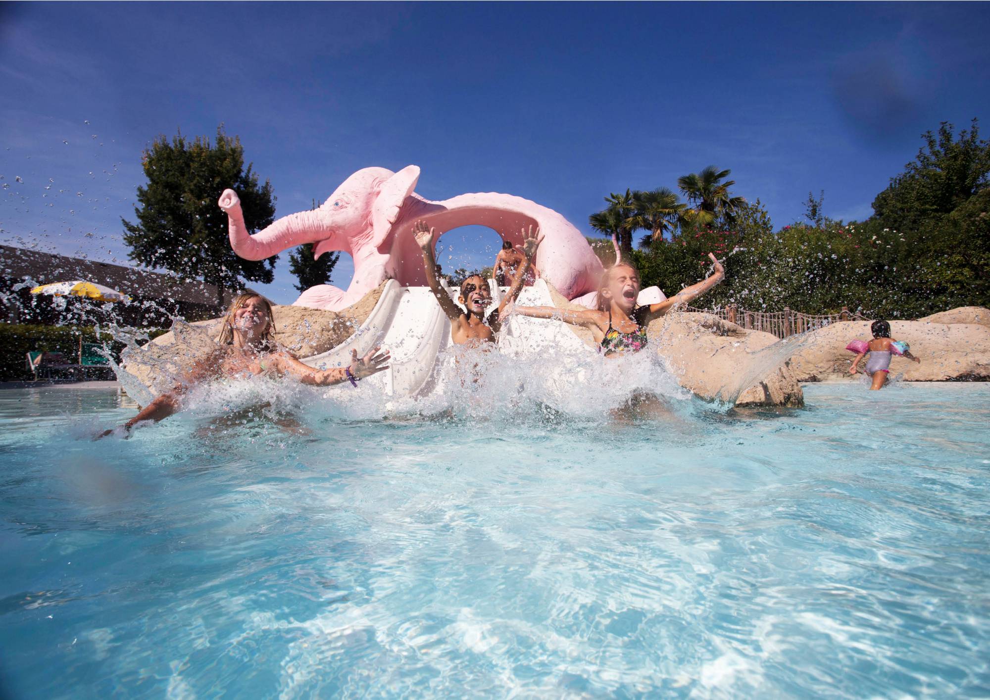 Pink Elephant Pool - swimming pool at Aquafan Riccione