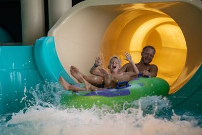 Bunker Tube - water slide at Aquadome Søndervig