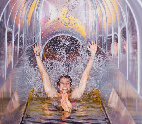 X-Treme Faser - water slide at Therme Erding