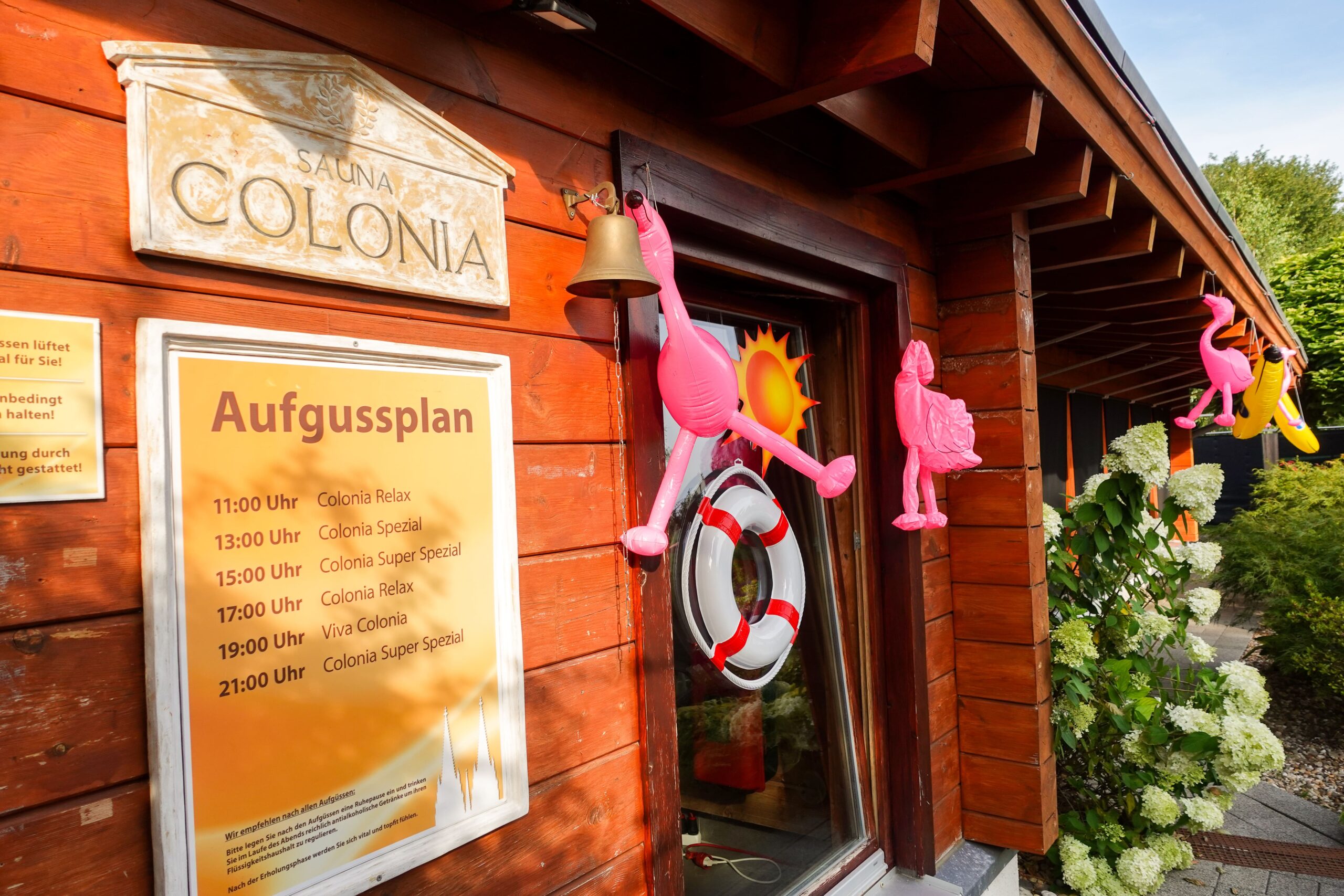Sauna Colonia - wellness area at Aqualand Cologne