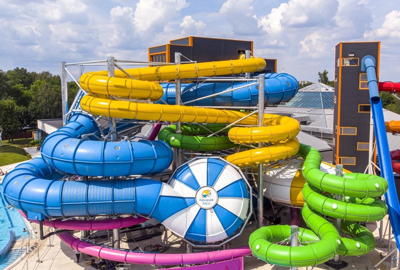 Anaconda - water slide at Aquapark Fala Łodz