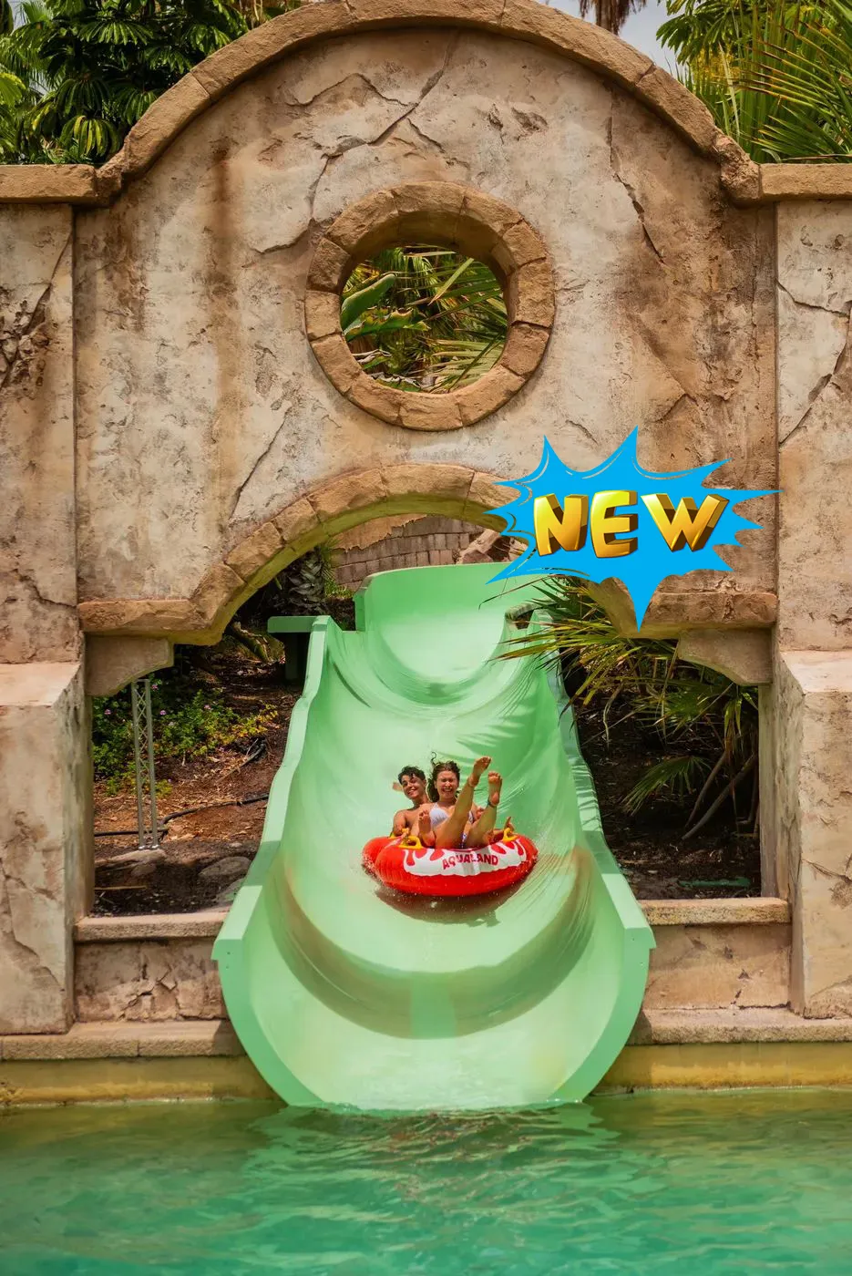 Hurakán - water slide at Aqualand Costa Adeje