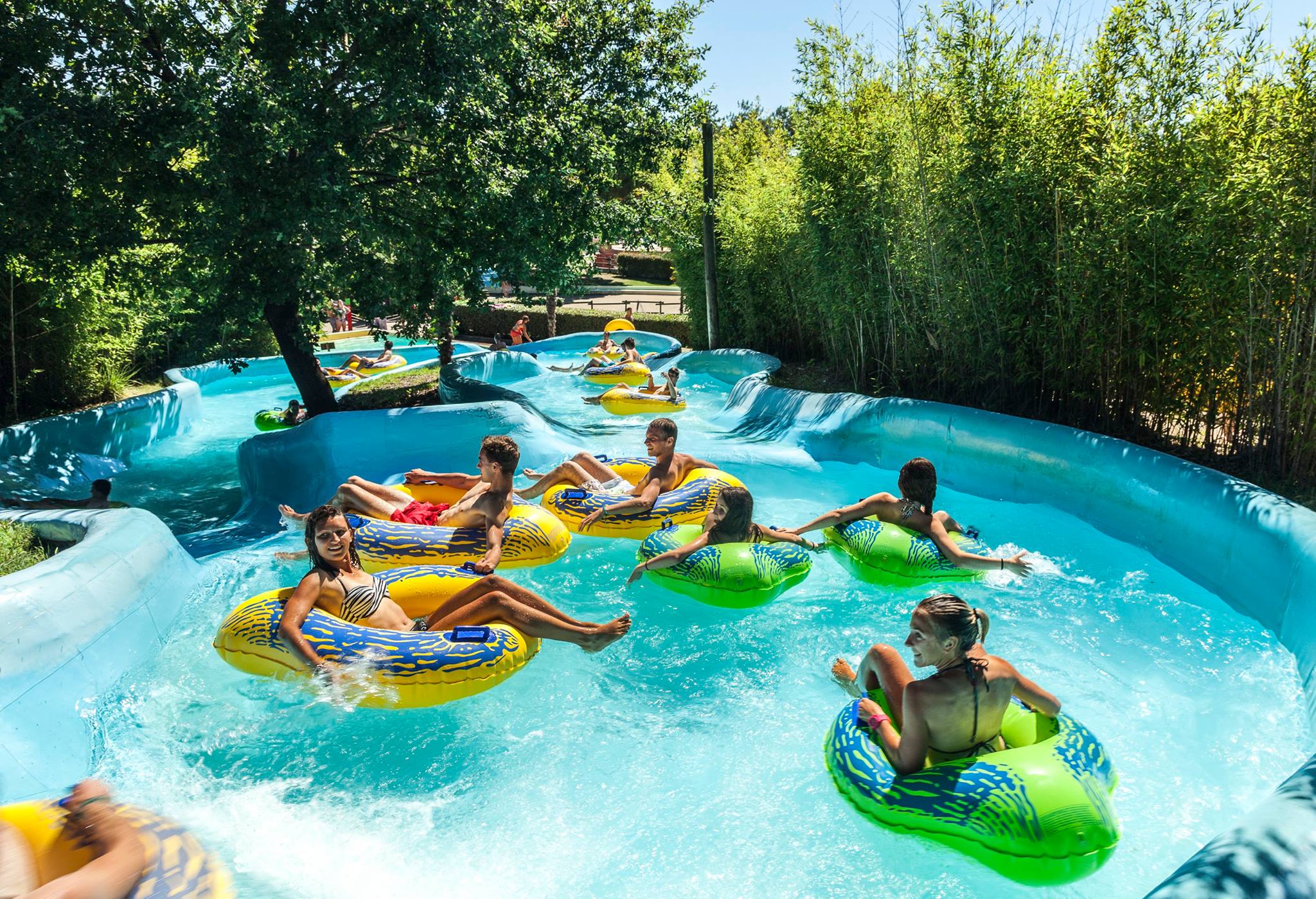 Rapids - water slide at Aqualand Bassin D’Arcachon
